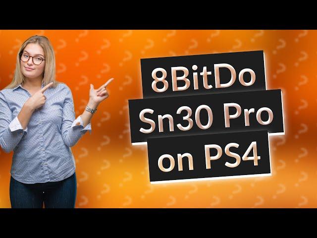 Does the 8BitDo Sn30 Pro work on PS4?