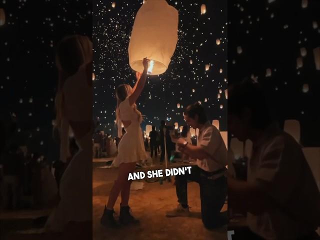 The coolest looking proposal ever ️