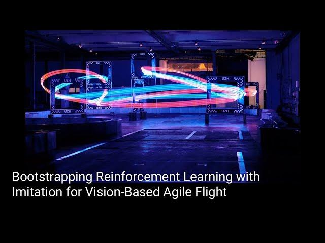 Bootstrapping Reinforcement Learning with Imitation for Vision-Based Agile Flight (CoRL 2024)