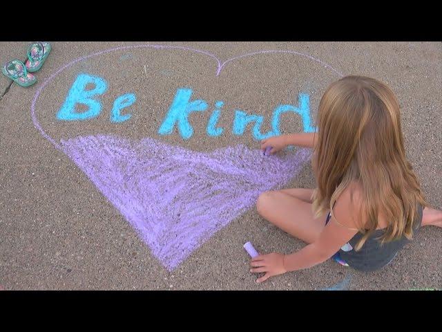 Maple Grove School Participates In 'Kindness In Chalk' Movement