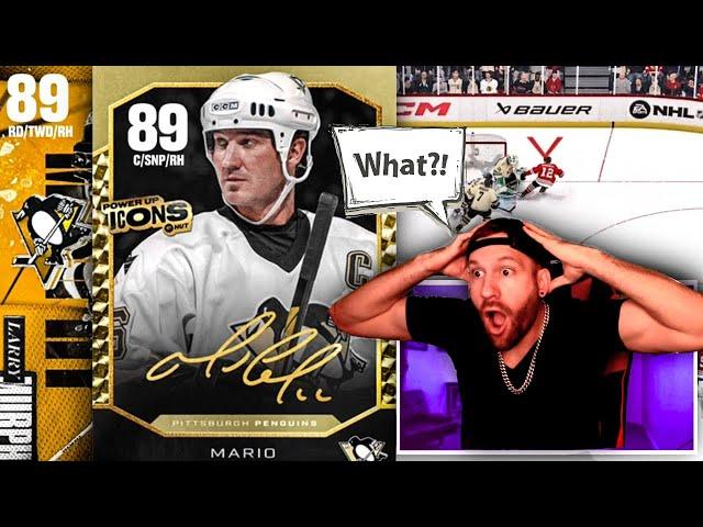 HIS GOD SQUAD HAD 5 TEAM BUILDERS & POWER UP ICON MARIO LEMIEUX! INSANE ENDING! NHL 23 GAMEPLAY