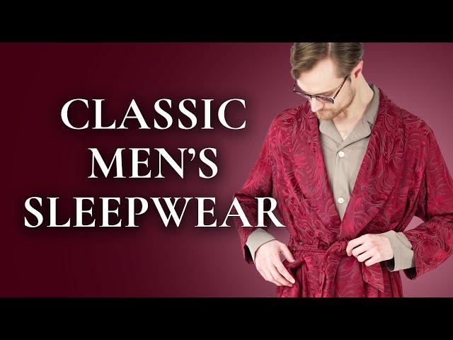 Men's Classic Pajamas, Slippers, & Robes (Dressing Gowns)