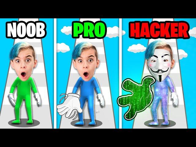 NOOB vs PRO vs HACKER in SLAP AND RUN!