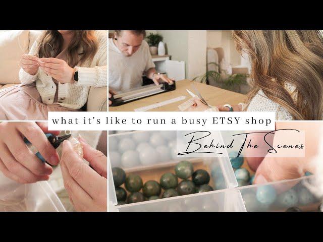 A Day In The Life Of An Etsy Shop Owner UK | Packaging, Creating, Behind The Scenes & Q&A