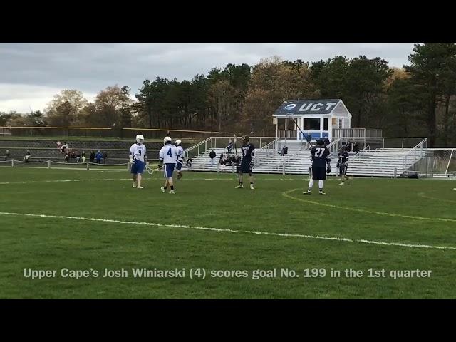 Lacrosse: Upper Cape's Josh Winiarski reaches 200 goals