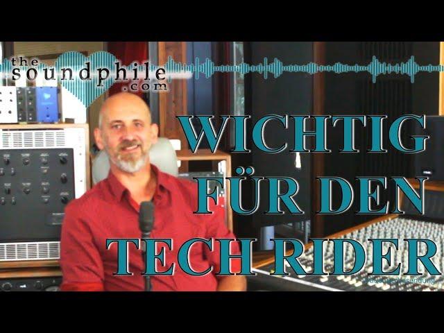 7 Tipps für den Technical Rider - Workshop/Tutorial (The Soundphile)