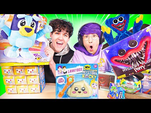 LANKYBOX TOY REVIEW: BLUEY, POPPY PLAYTIME, FORTNITE, DISNEY & MORE *TOY UNBOXING*!