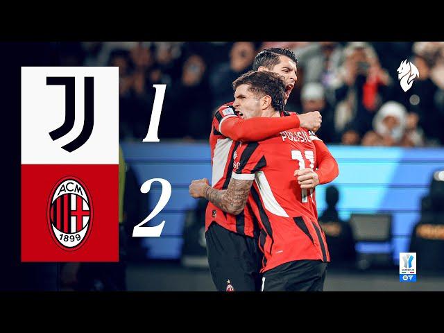 Pulisic leads the comeback to reach Supercoppa final | Juventus 1-2 AC Milan | Highlights