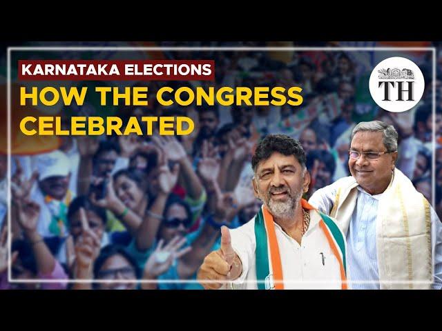 Karnataka election results | How the Congress celebrated