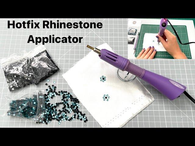 Hotfix Rhinestone Applicator, how to use gem tool, Rhinestone diy tutorial, Crafts DIY, Anita Benko