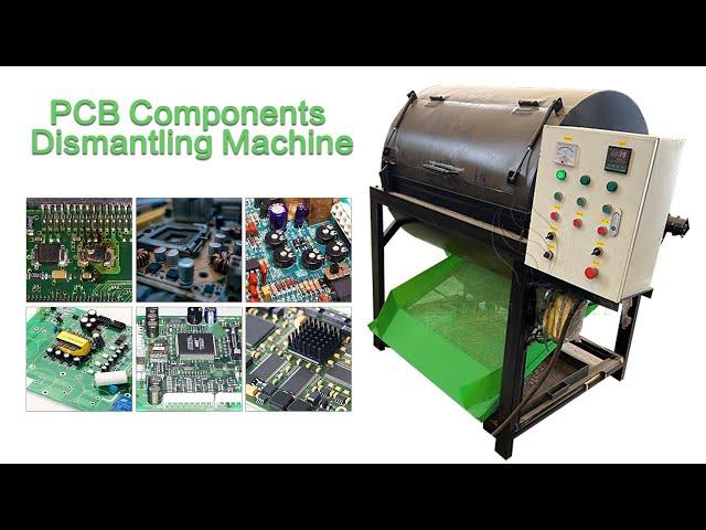 PCB Components Dismantling Machine、E Waste Recycling Machine/Metal Scrap recycling plant