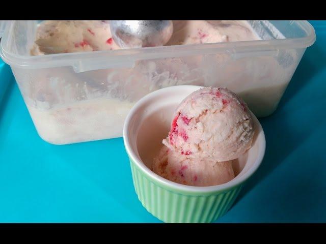 草莓冰淇淋食譜–不需機器 Strawberry Ice Cream Recipe–no machine