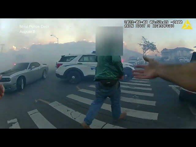 Maui police release body camera footage from day of deadly Lahaina wildfire