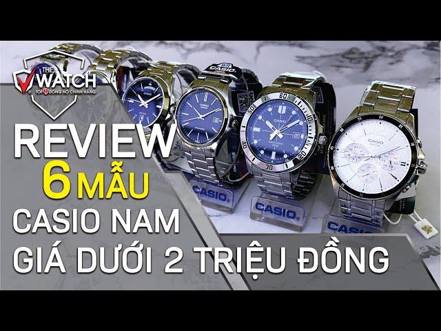 [Review] 6 Mẫu Đồng Hồ Casio Nam Chính Hãng - Giá Dưới 3 Triệu Đồng | Đồng Hồ The Watch