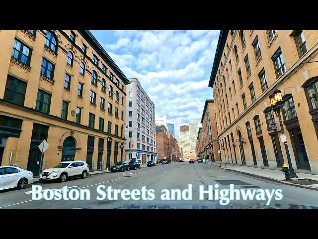 Boston Streets and Highways  USA 