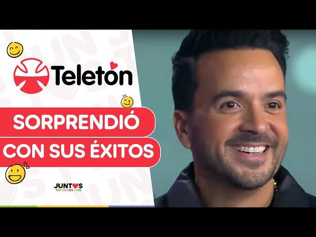 ¡CANTÓ "DESPACITO"! Luis Fonsi encantó con sus éxitos en Teletón 2024