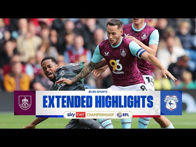 Burnley vs. Cardiff City: Extended Highlights | EFL Championship | CBS Sports Golazo - Europe