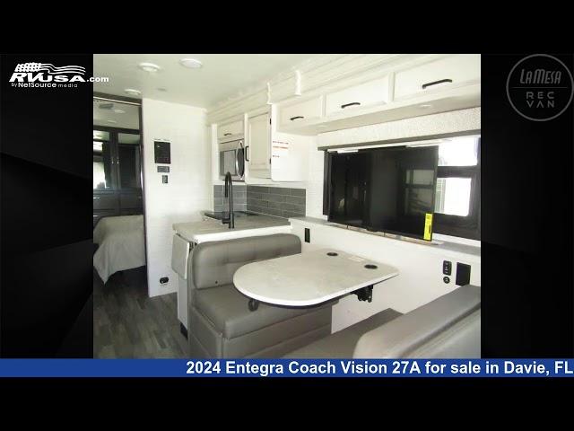 Remarkable 2024 Entegra Coach Vision Class A RV For Sale in Davie, FL | RVUSA.com