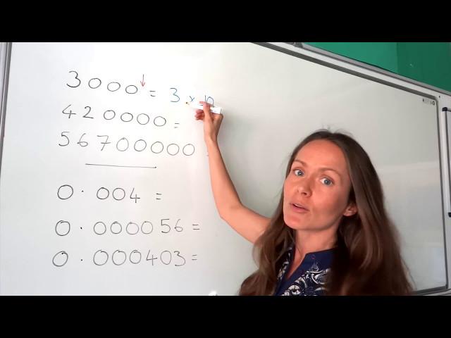 The Maths Prof: Standard Form (part 1)