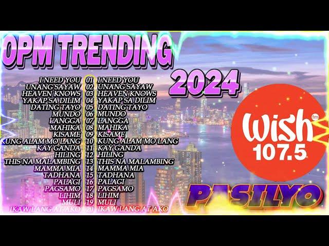 OPM TRENDING HITS LIVE on Wish 107.5 Bus With Lyrics - Best Of OPM Acoustic Love Songs 2024