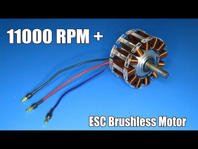 How to make a high speed brushless motor