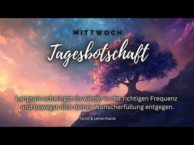 Mittwoch🃏Umdenken | Ungeduld | Verzögerungen | Wunscherfüllung | Happy End