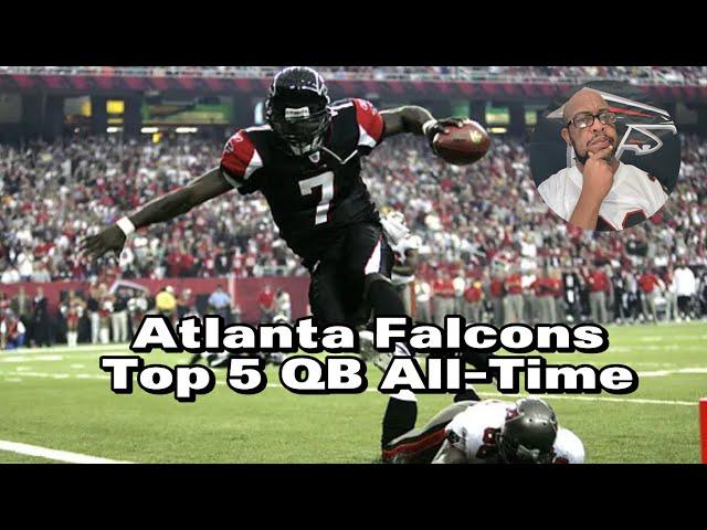 Where does Michael Vick rank amongst Falcons Quarterbacks??