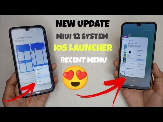 INSTALL MIUI 12 IOS Launcher Any Redmi & Poco Device | MIUI System Launcher Update 