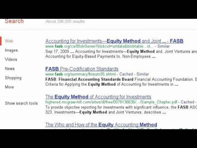 Advanced Financial Accounting - Chapter 1