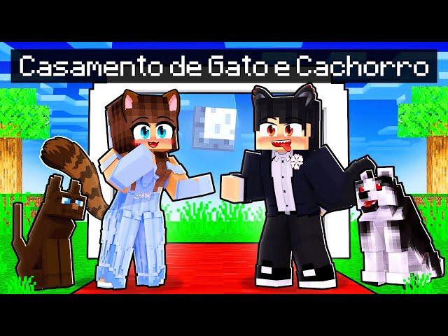 GATA se CASOU com o CACHORRO no Minecraft ◂Miika▸