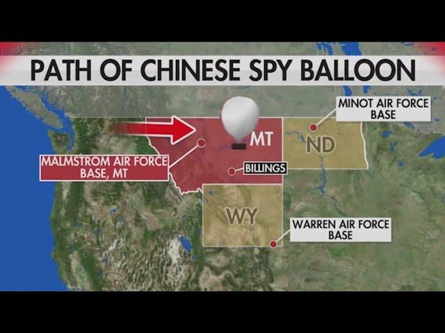 Tracking the suspected Chinese spy balloon