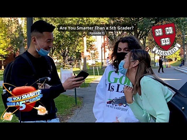 Giving Harvard Students $10 If They Answer FIFTH GRADE Questions Correctly  | BOSxJZ0 Tour Ep. 1