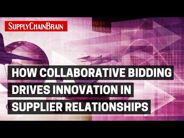 How Collaborative Bidding Drives Innovation in Supplier Relationships