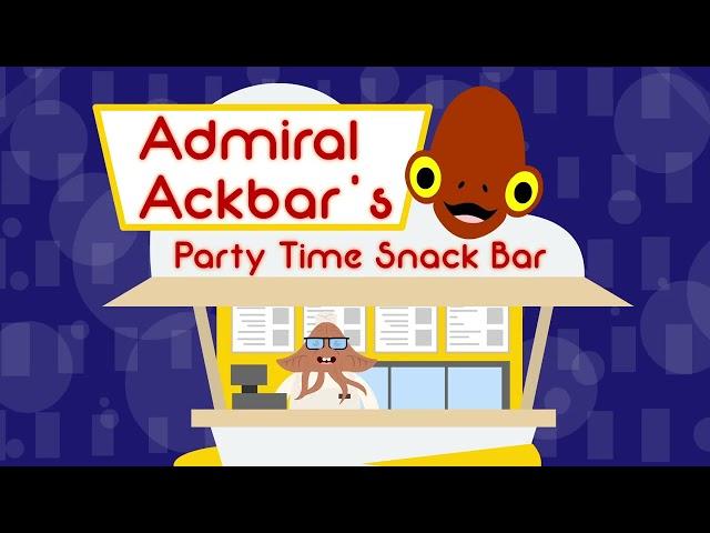 Admiral Ackbar's PartyTime Snack Bar - Parry Gripp - animation by Nathan Mazur