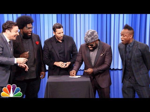 David Blaine Shocks Jimmy and The Roots with Magic Tricks