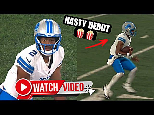 Hendon Hooker *EVERY SNAP* vs NY Giants | LIONS DEBUT | 2024 NFL Preseason HIGHLIGHTS