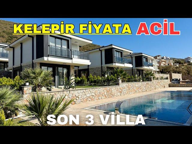 Kelepir Villa Deniz Manzaralı Didim Akbükte Son 3 Villa E-880