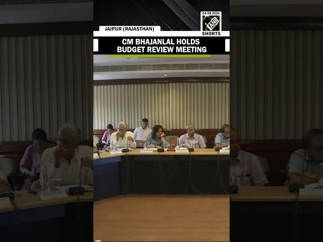 Rajasthan CM Bhajanlal Sharma holds budget review meeting at CMO