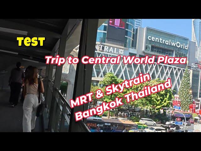 Central World Bangkok Thailand 4K #thailand