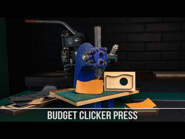 Budget clicker press for leather craft️