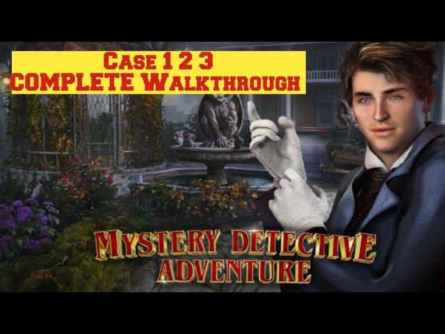 Mystery Detective Adventure Case 1 2 3 Full Walkthrough