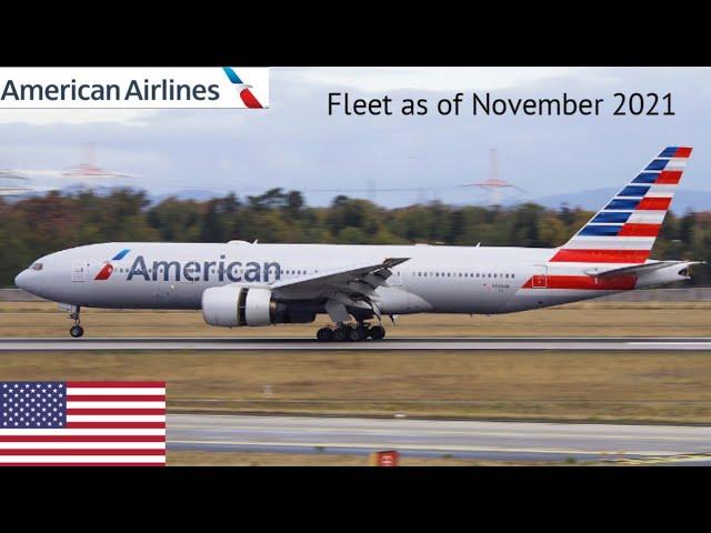 American Airlines Fleet as of November 2021