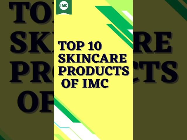 IMC SKINCARE PRODUCTS #shorts #imc  #workfromanywhere