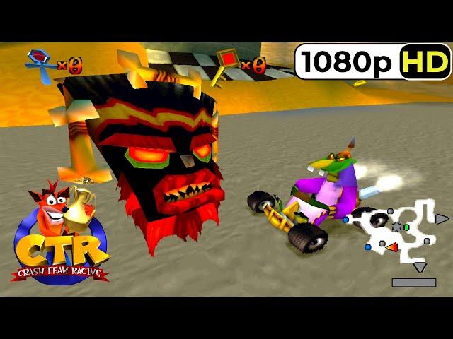 Crash Team Racing [PS1] - KOMODO JOE in Adventure (Trophy Race only) [1080p HD]