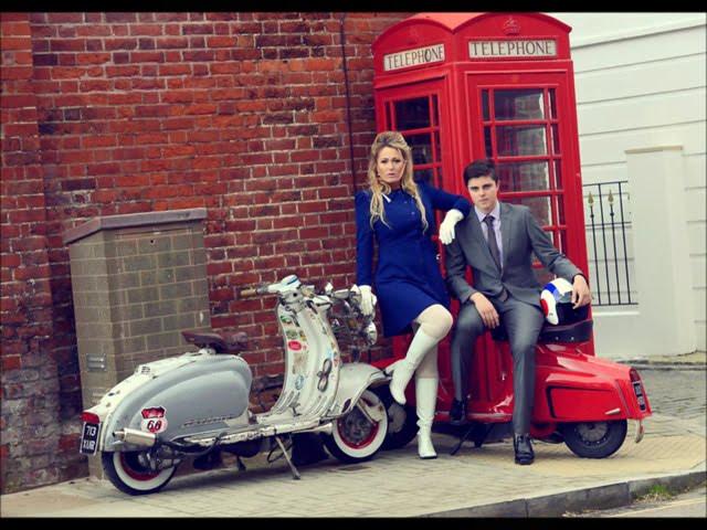 Mod Scooter Girls of the 1960's