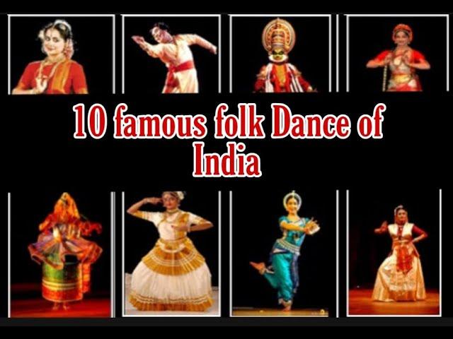 10 Famous Folk Dance of India  || Traditional Dance Forms of India || Indian Dances