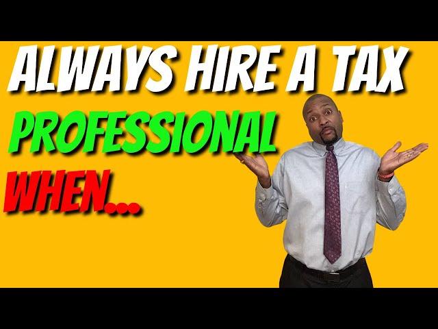 Should I hire a tax professional? | TCC