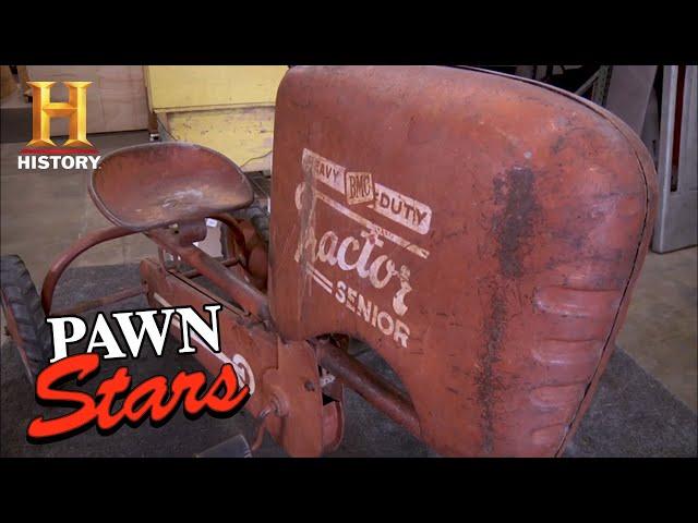 Pawn Stars: Rick's RISKY DEAL for Antique Pedal Tractor (Season 7) | History