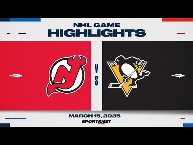 NHL Highlights | Devils vs. Penguins - March 15, 2025