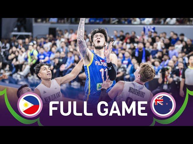 Philippines v New Zealand | Full Basketball Game | FIBA Asia Cup Qualifiers 2025